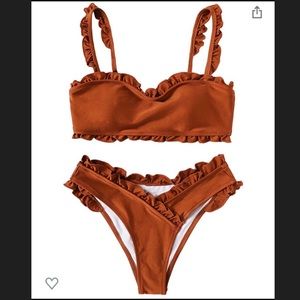 Burnt orange bikini